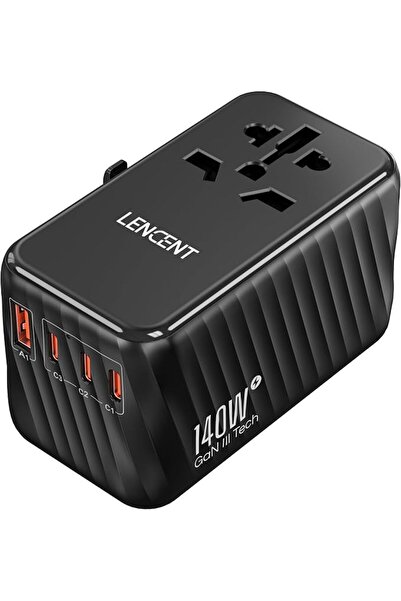 GENERAL Universal Travel Power Adapter All in One Fast Charging Jean Technolo...