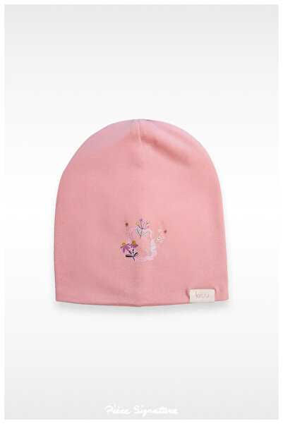 PIECE SIGNATURE 100% Cotton Double Layer Combed Cotton Beanie for Baby Girls ...
