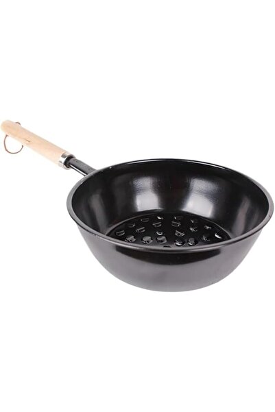 GO2CAMPS Wooden Handle Charcoal Grill Pan by Go 2 Camps