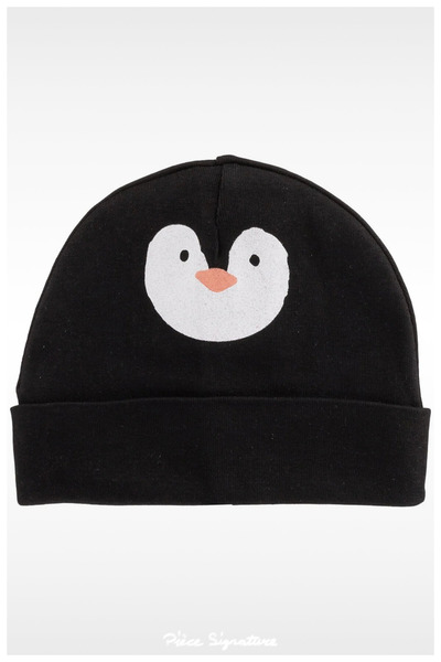 PIECE SIGNATURE Combed Cotton Beanie for Babies (0-18 Months)