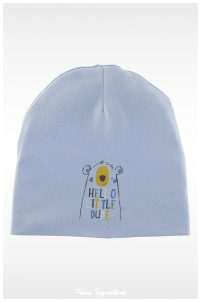 PIECE SIGNATURE Combed Cotton Beret for Children (1-4 Years)