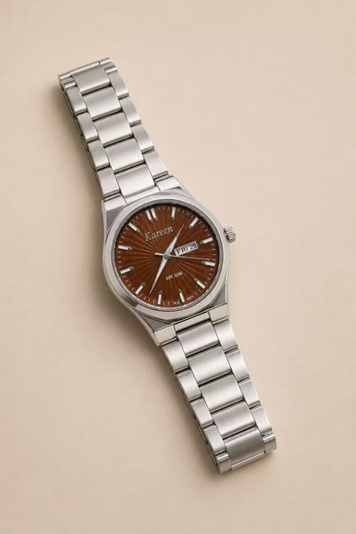 KAREEN Karin Men's Luxury Watch Waterproof Stainless Steel Strap 2 Years Warranty