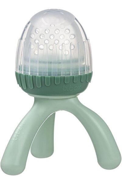 b.box Silicone Fresh Food Feeder Pacifier Design with Three-Pointed Handle Ea...