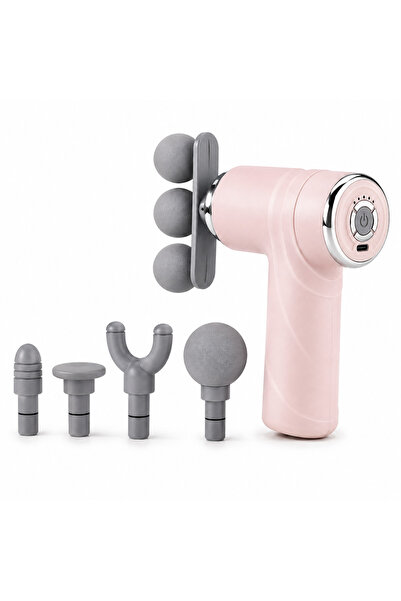 Generic Brand Portable Electric Massage Gun with 5 Interchangeable Heads, 6 S...