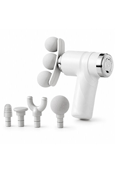 Generic Brand Portable Electric Massage Gun with 5 Interchangeable Heads, 6 S...