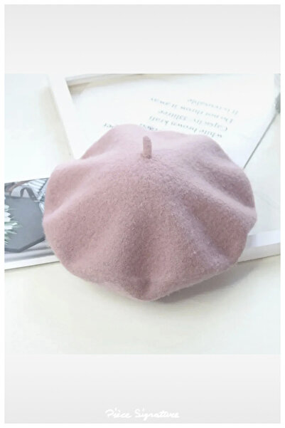 PIECE SIGNATURE Vintage Woolen Winter Lady Beret