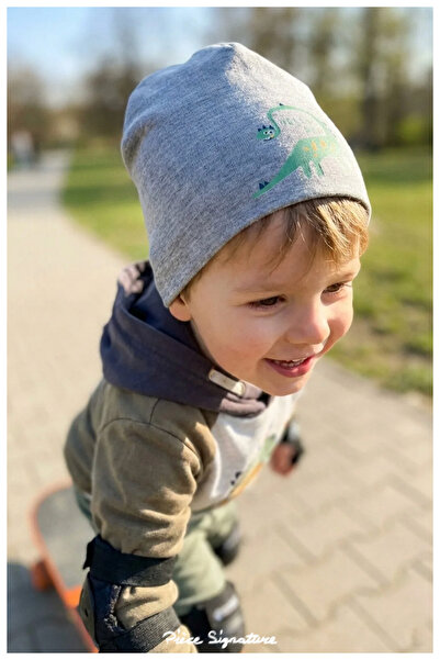 PIECE SIGNATURE 100% Cotton Double Layer Combed Cotton Beret for Boys (1-4 Ye...