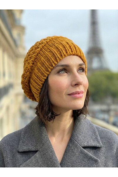 LAGRANZE Women's Knitted Painter Beret