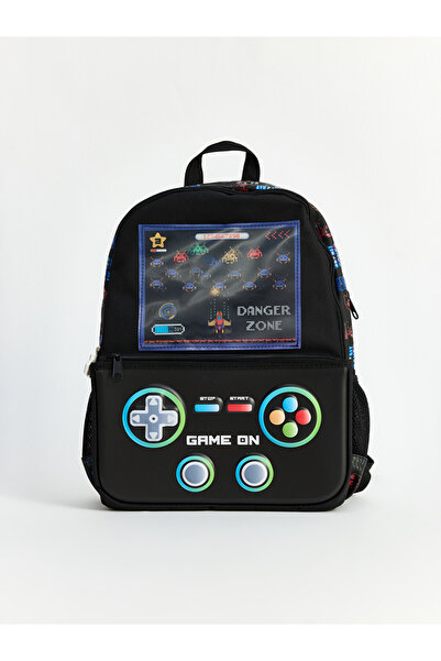 LC Waikiki Game Console Printed Boys' School Bag