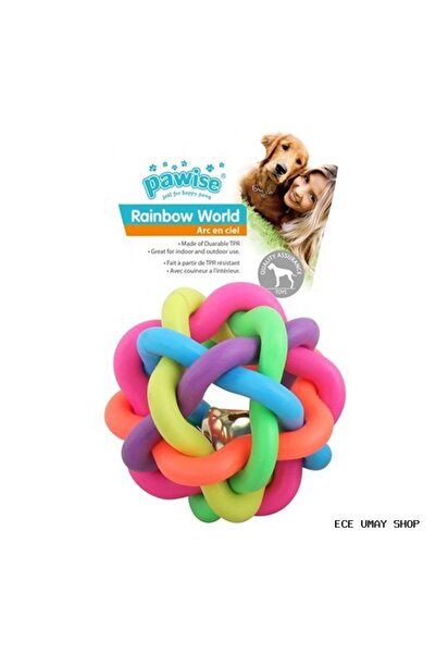 Pawise Ece-Umay Rainbow World Knitted Ball Ø (230553) 10.5 cm