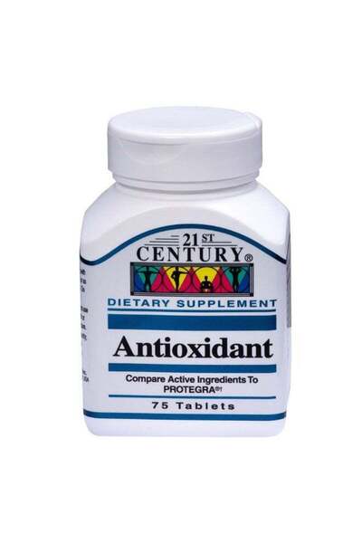 21st Century Antioxidant Vitamin A C E Tablets 75 Count Dietary Supplement Fo...