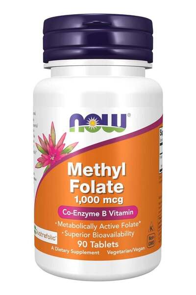 Now Foods Methyl Folate 1000 Mcg 90 Tablets