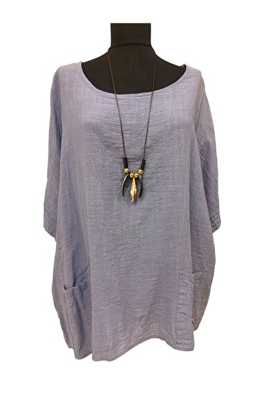 PHUTİ COLLECTION Italian Cotton Blouse with Collar