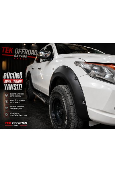 TEK OFFROAD GARAGE L200 2015-2018 UYUMLU ÇAMURLUK DODİK