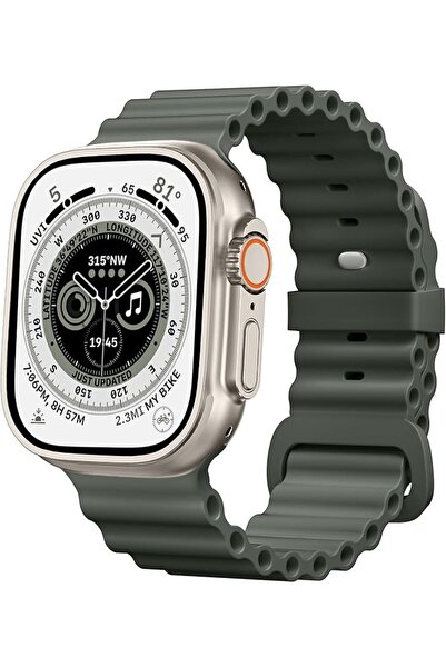 Upeak سوار حلقة رياضية من يوبيك متوافق مع آبل ووتش ألترا 2 من السيليكون بلون ...