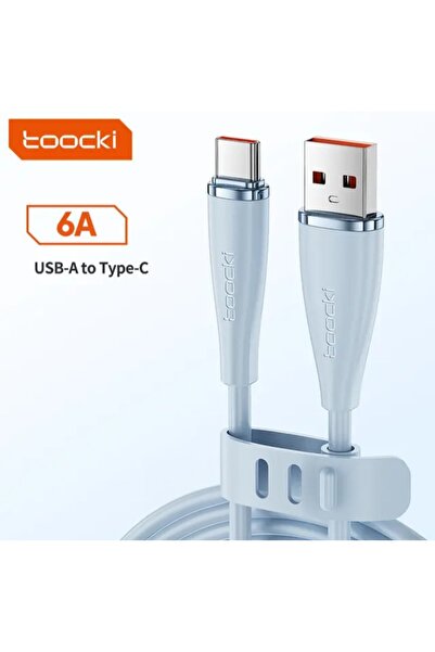 Toocki PD 100W (6A) 1.2M (USB A TO Type-C) Fast Charging Cable 480Mbps High-S...