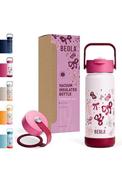 GENERAL 18/8 Stainless Steel Water Bottle, Double Wall Insulated Thermal Bott...
