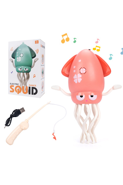 Choice5 Pink Octopus-USB Kids Electronic Pet Toys Dancing Octopus&Duck Musica...