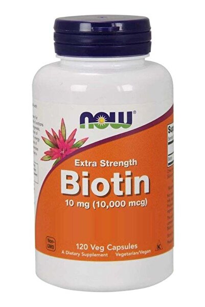 Now Foods Biotin 10,000Mcg Extra Strength Vcaps 120'S New