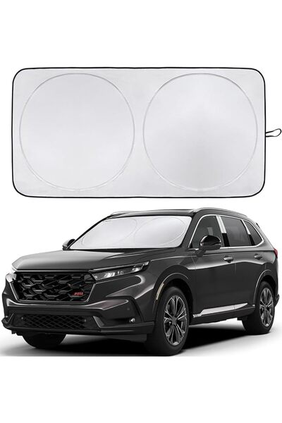 GENERAL Car Windshield Sun Shade Umbrella, Reflective Polyester for Blocking ...