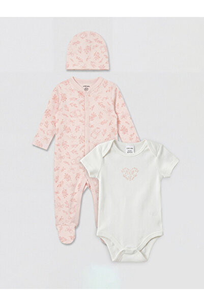 LC Waikiki Printed Baby Girl 3 Piece Set