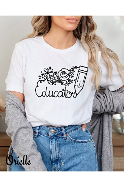 Orielle Tricou cu croială lejeră Educator