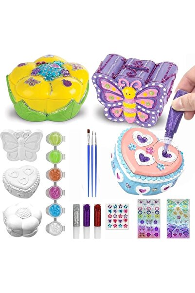 GENERAL Andana Painting and Crafts for Girls, Made of Resin with Multiple Col...