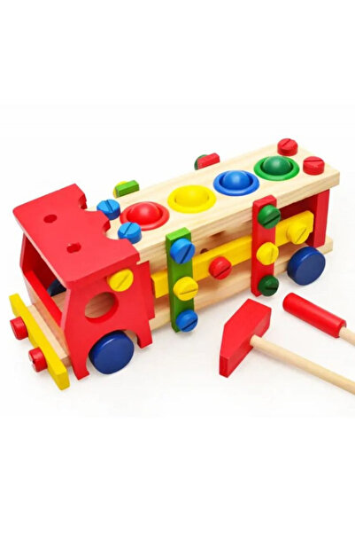 Generic Brand 2-in-1 Kids' DIY Car Building & Hammer & Screwdriver Toy for De...