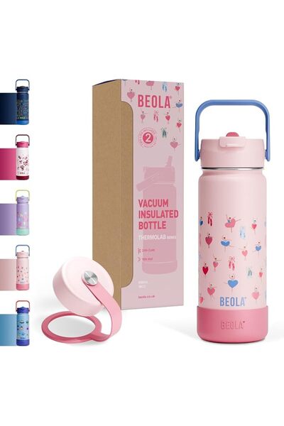 GENERAL 18/8 Stainless Steel Water Bottle, Double Wall Insulated Thermal Bott...