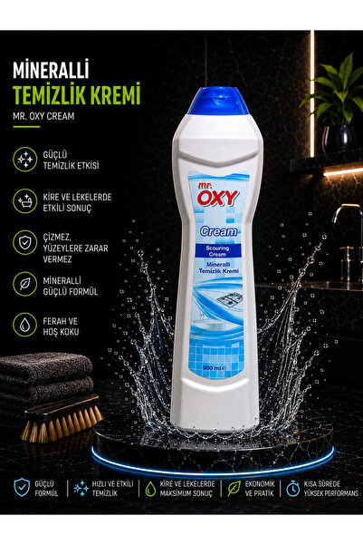 Mr. Mineralli Temizlik Kremi 500 ml - Çizmeyen Sıvı Krem