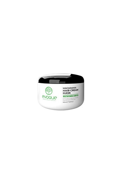 Evoque Μάσκα μαλλιών με έλαιο Μακαντάμια ΗΠΑ, 500 ml - Εντατική θρέψη για πυκ...