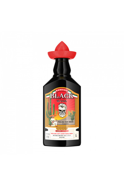 BANDİDO Black Face Mask Professional, Peeling Face Mask, 250 ML -