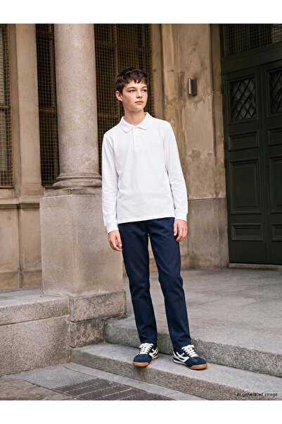 LC Waikiki Slim Fit Boys' Gabardine Trousers