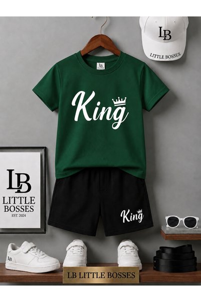 LB little bosses Summer Shorts T-Shirt Unisex (King)