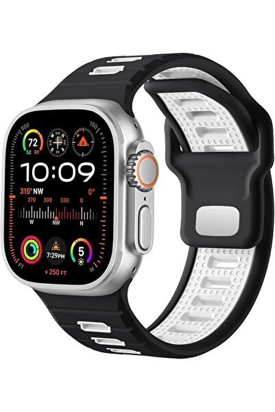 Upeak سوار رياضي رجالي من يو بيك متوافق مع ساعة ابل الترا 2/الترا 49 ملم 45 م...