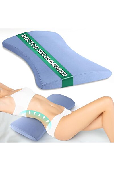 GENERAL Lumbar Support Pillow Wedge & Posture Corrector, Bed Use Covers Inclu...