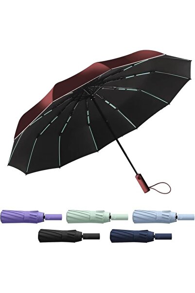 Baytion Automatic Folding Umbrella with Upf 50+ Protection and 12-Spoke Frame...