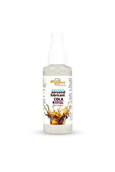 mylove Lubrifianți aromatizați Seria Aroma Intim și Masaj 2 în 1 Cola 50ml