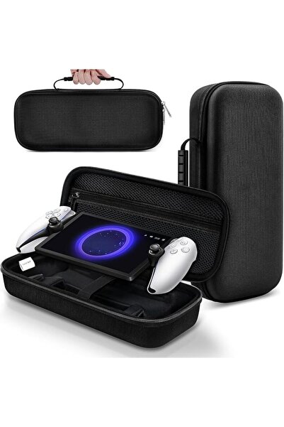 AMERTEER Carry Case for PS5 Portal ,Built in Screen Protector Portable Handhe...