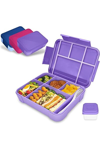 GENERAL Kids Lunch Box with Compartments, Leak-Proof Kids Bento Box for Girls...