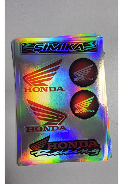 şimika tuning tuningmarketim Honda Hologram 10X15 cm Quality Printing Sticker...