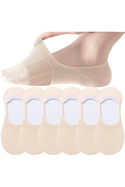 GENERAL Invisible Socks for Women, High Elasticity and Thin Mesh Poly-Cotton ...