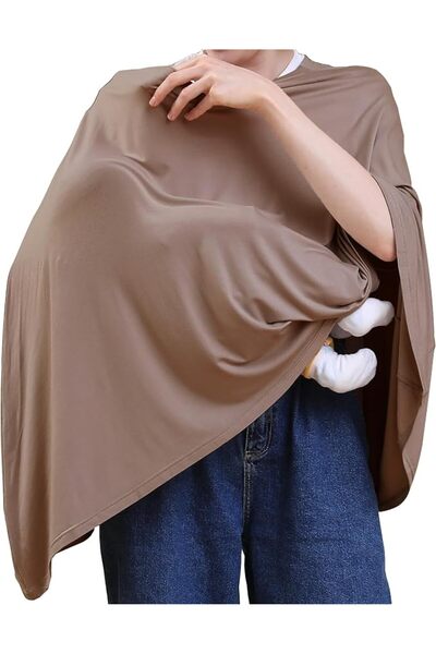 GENERAL Sejoy Unisex Rayon Nursing Cover, Neutral Color, One Size, Poncho Style