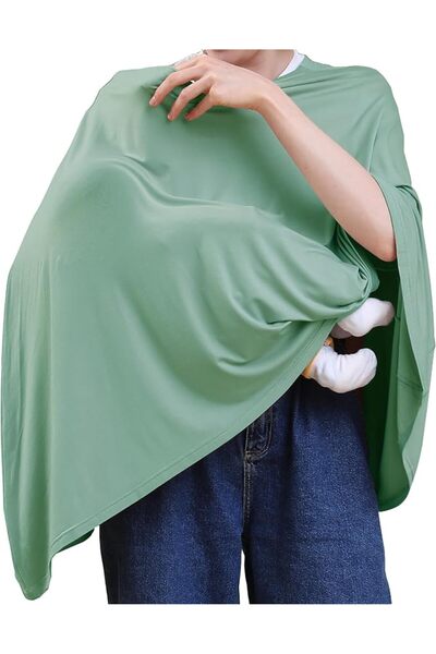 GENERAL Sejoy Unisex Rayon Nursing Cover, Neutral Color, One Size, Poncho Style