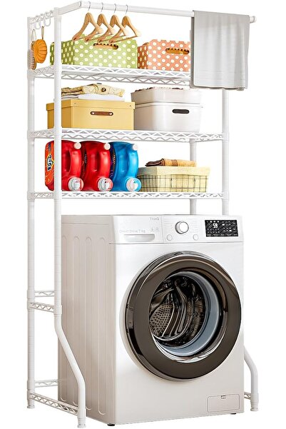 GENERAL Fuyuola over Washer Dryer Storage Rack, 3-Tier over Washing Machine S...
