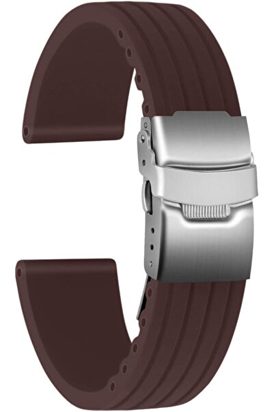 GENERAL Silicone Watch Strap Replacement Rubber Watch Band Waterproof Stripe ...