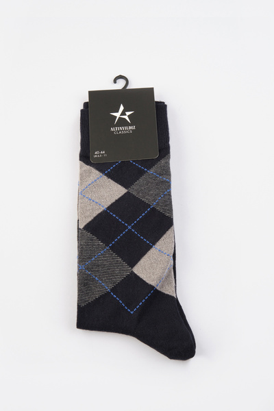 ALTINYILDIZ CLASSICS Men's Navy Blue Single Socks