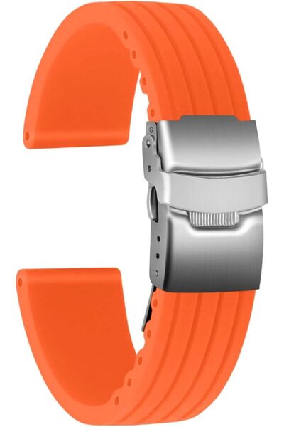 GENERAL Silicone Watch Band Replacement, Waterproof Rubber Watch Strap with S...