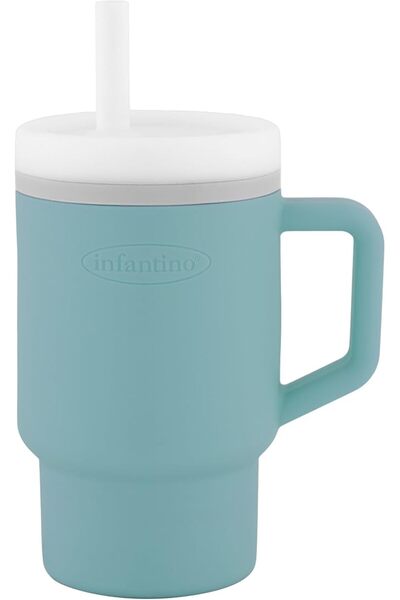 Infantino My First Cup - Small Cup with Leak-Proof Straw and Toddler-Friendly...