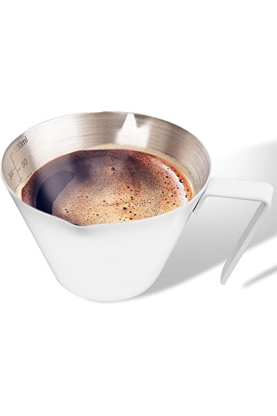 GENERAL Yaramat Stainless Steel Espresso Cup, Metal Measuring Cup with Double...